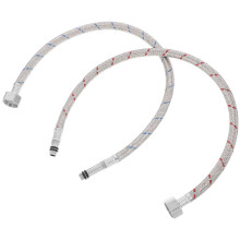 2 Stück Langer Flexibler Wasserhahnverbinder Für Küche Badezimmer