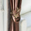 2 Schmetterling Gardinenhalter Elastische Schnur Gold 5