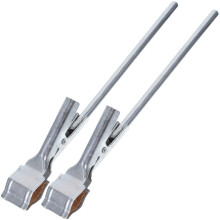 2Stück Eisen Rutschfeste Klammern Reagenzglas Halter Labor