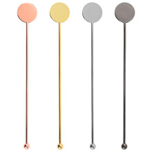 4Stk Metall Rührstäbchen Wiederverwendbar Für Saft Cocktail Party