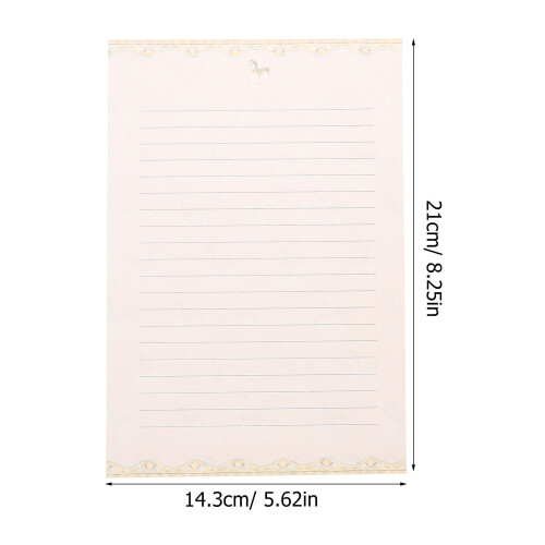 5 Sets Schreibpapier Briefset Einladungs Schreibwaren 2