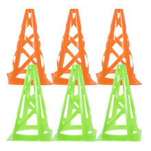 6St Trainingshütchen Grün Orange PP-Material