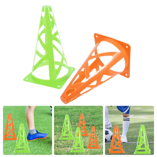 6St Trainingshütchen Grün Orange PP-Material 2