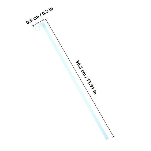 Fish Windsock Pole Kunststoff Hellblau 12 1