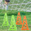 6St Trainingshütchen Grün Orange PP-Material 11