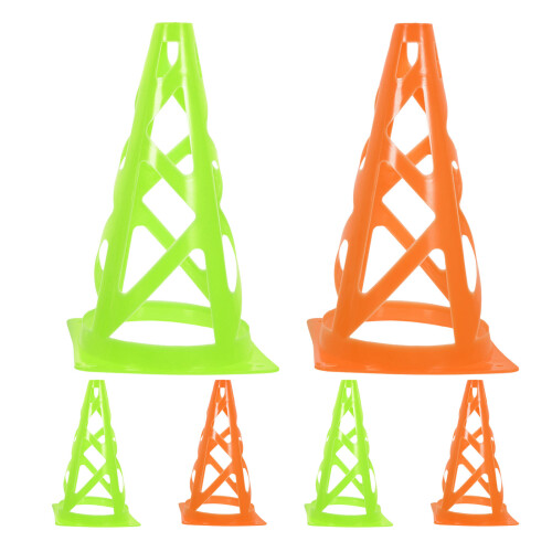 6St Trainingshütchen Grün Orange PP-Material 1