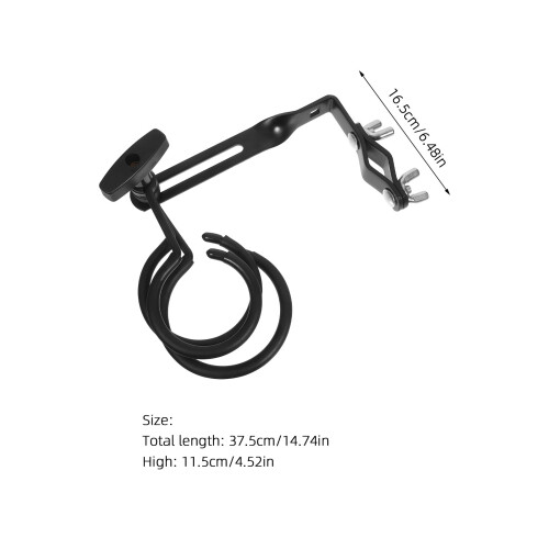 Support Métal Noir Pour Sourdines Trombone Trompette Cornet 2