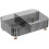 Table Organizer Kosmetiktablett Transparent Schwarz 1Stück 6