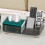 Table Organizer Kosmetiktablett Transparent Schwarz 1Stück 3