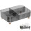 Table Organizer Kosmetiktablett Transparent Schwarz 1Stück 4