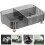 Table Organizer Kosmetiktablett Transparent Schwarz 1Stück 5