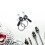 Ein Paar Speed Schalthebel Obermontiert Silber Mit 4