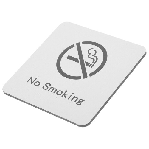 No Smoking Schild Aluminium Reflektierend Für Außenbereich