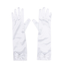 1 Paar - , Lange Satin Mit Schleife Für Hochzeit