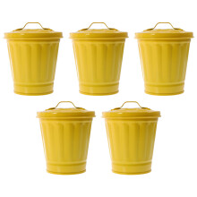 5St Mini Prullenbak Voor Thuis En Kantoor Desktop Accessoire