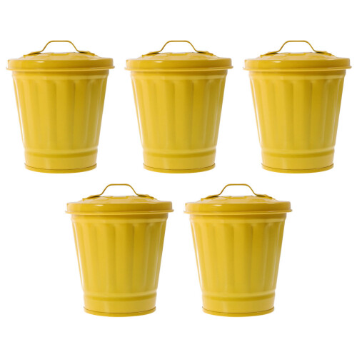 5St Mini Prullenbak Voor Thuis En Kantoor Desktop Accessoire