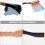 Car Window Shoveling Tool Car Windschutzscheibe Schnee Eva 2Stk 9