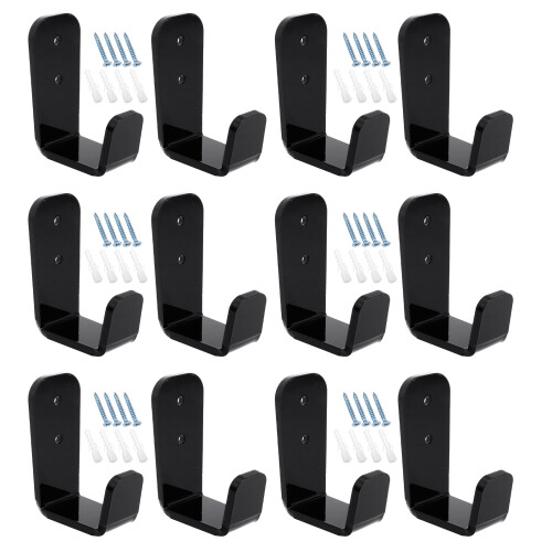 6 Paar Wandmontierte Hockey Halter Mit