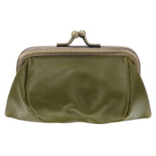 Damen Kartenmäppchen Schlüsselbrieftasche Münzbeutel Geldbeutel Grün