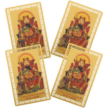 4 Bögen Chinesische Amulettkarten Für Und