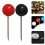 600Pcs Household Thumb Tacks Assorted Color Plastic Pushpins 4