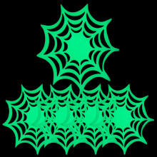 5 Stks Lichtgevende Hittebestendige Onderzetters Voor Halloween Feest