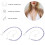 1 Pair Adjustable Rhinestone Bra Shoulder Straps Accessories 10