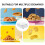 1Set Heißluftfritteuse Stapelbarer Grillzubehör 7