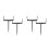 4 Pcs Adjustable Downspout Extension Bracket For 2-4 In Gutters Black 10