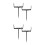 4 Pcs Adjustable Downspout Extension Bracket For 2-4 In Gutters Black 4