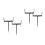 4 Pcs Adjustable Downspout Extension Bracket For 2-4 In Gutters Black 8