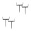 4 Pcs Adjustable Downspout Extension Bracket For 2-4 In Gutters Black 7