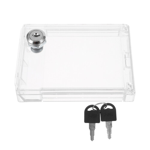 lockable switch socket cover baby proof outlet box 13x9.4x2.6cm