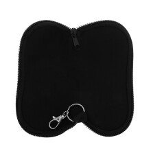 1Étui Lunettes De Natation Noir Résistant Étanche En Métal Et Néoprène