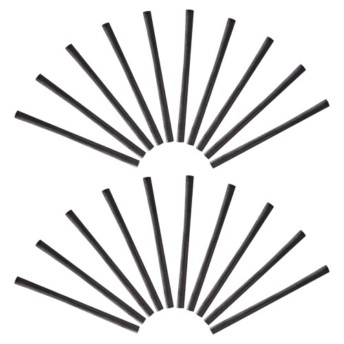 75 Pcs Willow Charcoal Sticks 5-7Mm For Sketching And Drawing