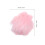 16 pz pompon per in pelliccia morbida con anello elastico 2