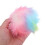 16 pz pompon per in pelliccia morbida con anello elastico 4