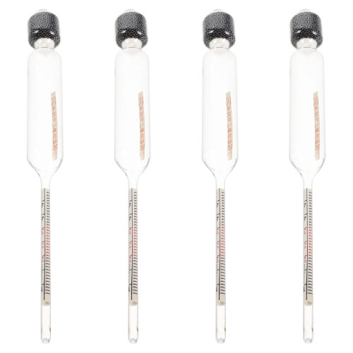 4Pcs Milk Hydrometer Set For Accurate Cow And Goat Milk Fat Testing