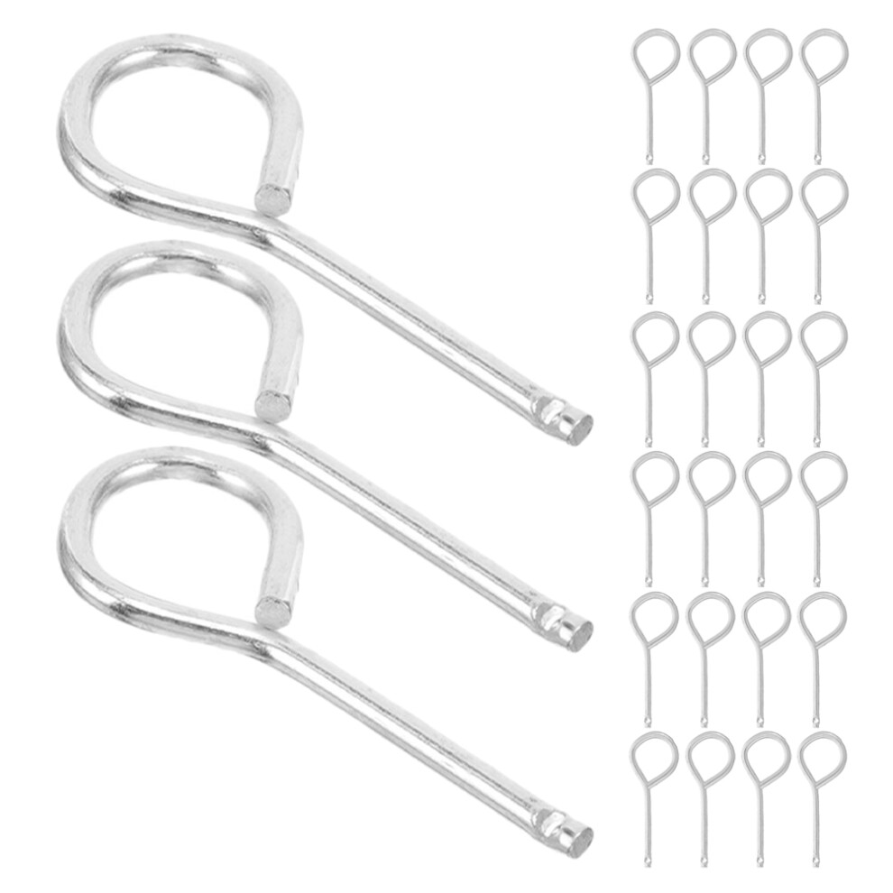 180 Pcs Stainless Steel Fire Extinguisher Safety Pull Pins 061145504358