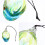 Hand Painted Crystal Easter Egg Ornaments Hollow Pastel Pendants 8