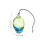 Hand Painted Crystal Easter Egg Ornaments Hollow Pastel Pendants 2