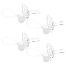 4Pièces Pailles Pondérées Silicone Douces Pour Enfants