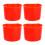 12 Pcs Thickened Plastic Hanging Feeding Bowls For Chicken Coops 2