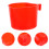 12 Pcs Thickened Plastic Hanging Feeding Bowls For Chicken Coops 11