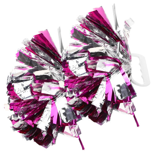 2 Lichtblauwe Pompons Cheerleading Boeket
