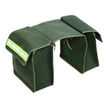 Saddle Bag Olijfgroen Canvas Gereedschapshouder 1 Stuk