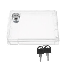 ensemble couvercles prises avec serrure 13x9,4x2,6 cm