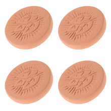 4 stuks terracotta broodverwarmer rond bakje isolatieaccessoire keuken