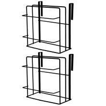 2 Stuks Handdoekhouder Rooster Wand Kastdeur Organizer