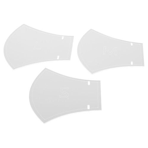 3 Stuks Masketools Kleding Tape Accessoires Transparant 1
